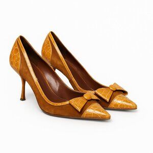 Hollywould Vintage Style Bow Pumps
